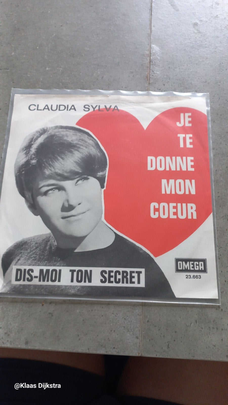 Claudia Sylva - Je Te Donne Mon Coeur / Dis-Moi Ton Secret, Ophalen of Verzenden, Gebruikt, 7 inch