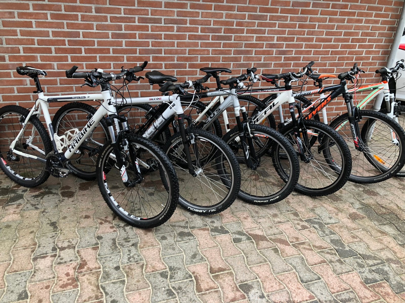 Te koop partij van 6 mooie mountainbike’s MTB ATB, 49 tot 53 cm, Ophalen, Gebruikt, Overige merken