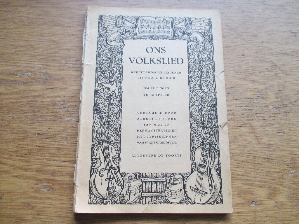 ONS VOLKSLIED, Zang, Gebruikt, Ophalen of Verzenden, Artiest of Componist