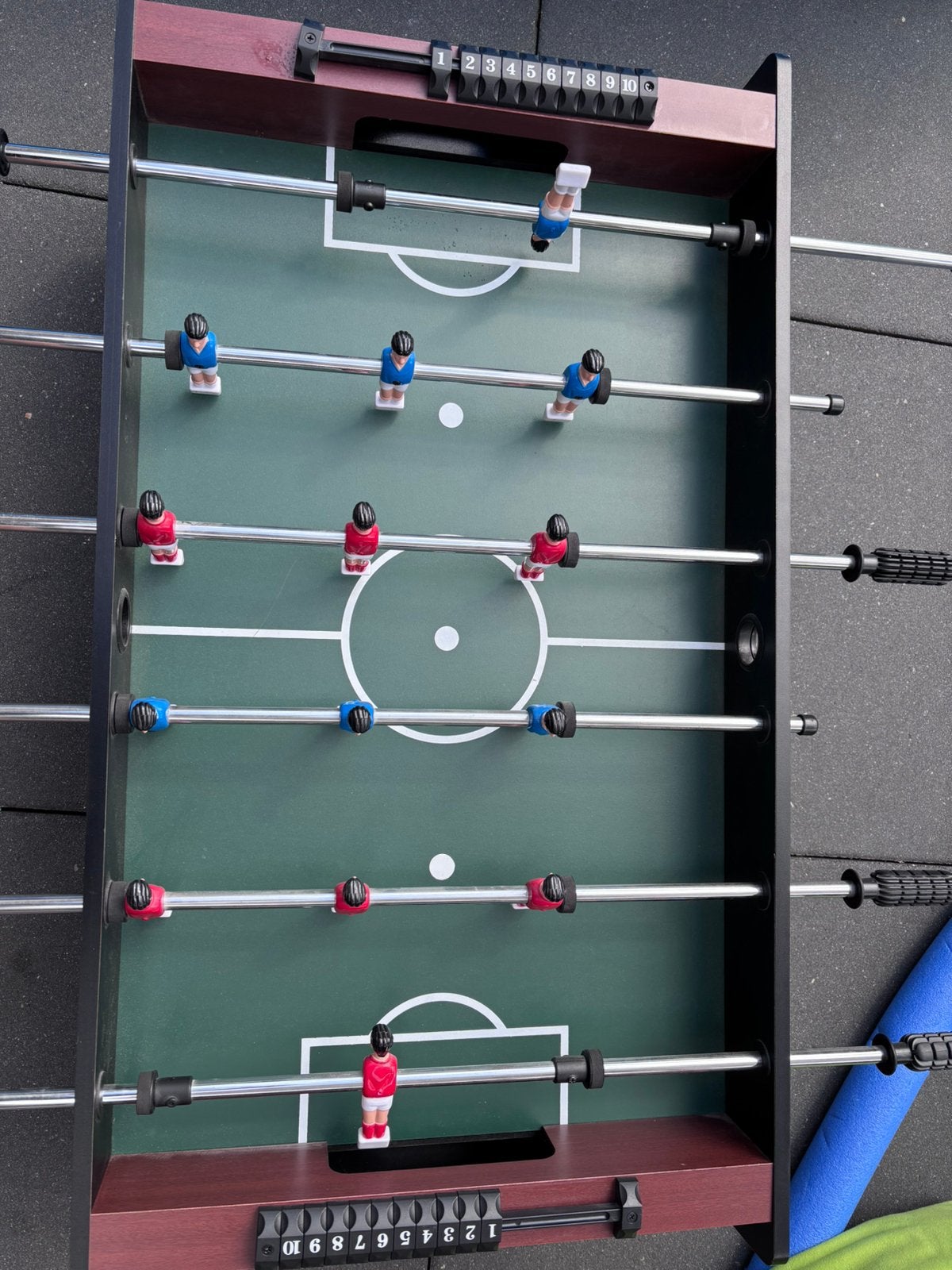 Tafelvoetbal voor kinderen, Ophalen, Gebruikt