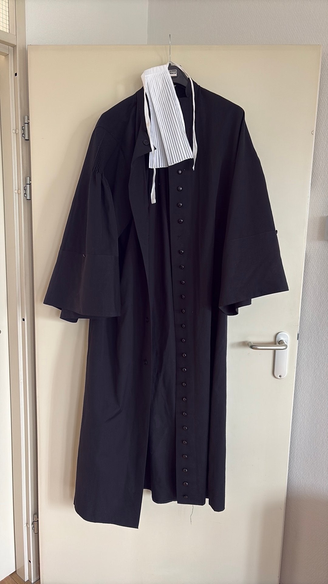 Toga advocaat griffier heren/dames XL, Kleding | Heren, Verzenden, Zo goed als nieuw