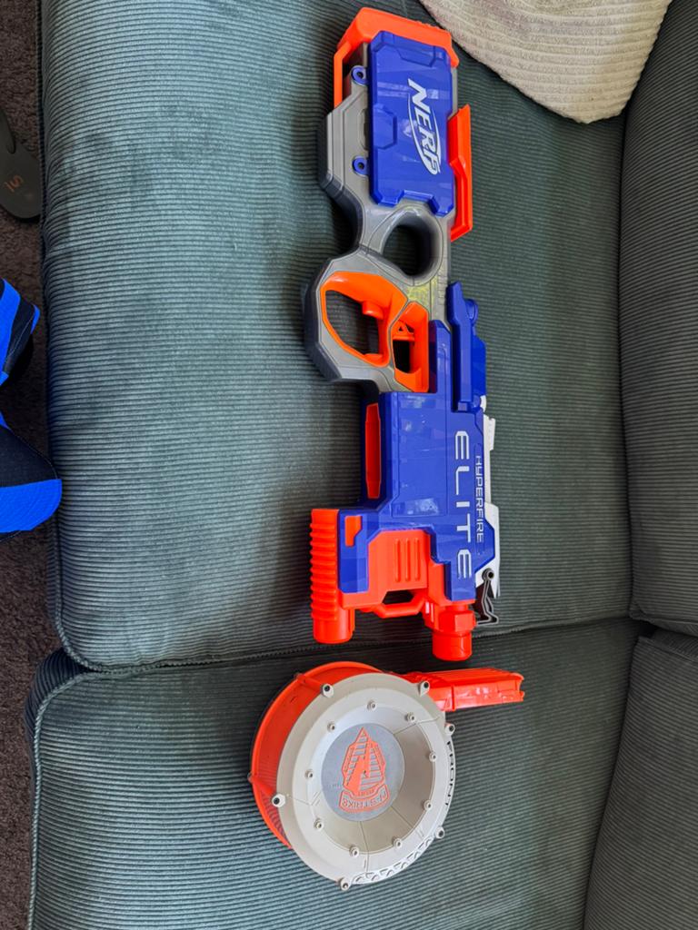 Nerf hyperfire elite, Ophalen of Verzenden, Gebruikt