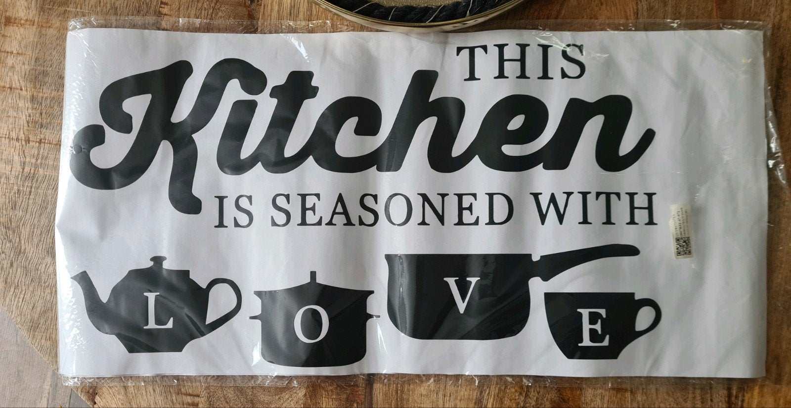 tekst sticker keuken, Ophalen