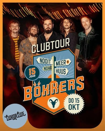 2 kaarten 15 oktober bokkers arnhem, Twee personen