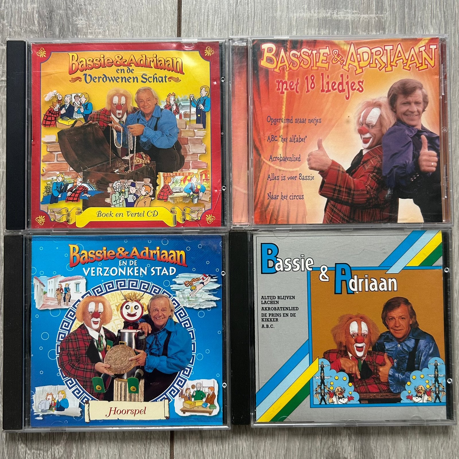 4x Bassie en Adriaan, Cd's en Dvd's, Ophalen of Verzenden, Gebruikt