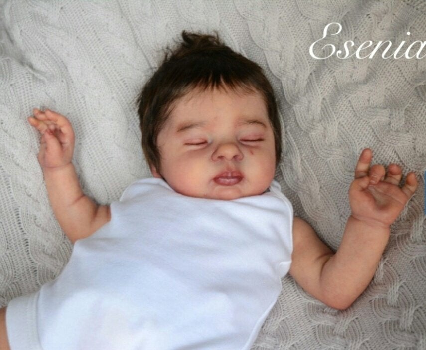 Reborn Esenia van Natalya Sklyar, Verzamelen, Ophalen of Verzenden, Zo goed als nieuw, Pop, Levensecht of Reborn