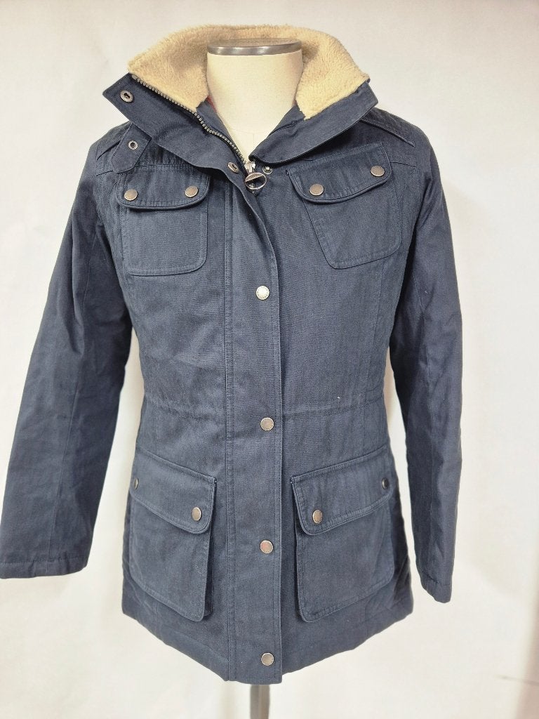 Barbour 'Winter Broadstone' dames jas, maat 38, Maat 38/40 (M), Barbour, Blauw, Ophalen of Verzenden