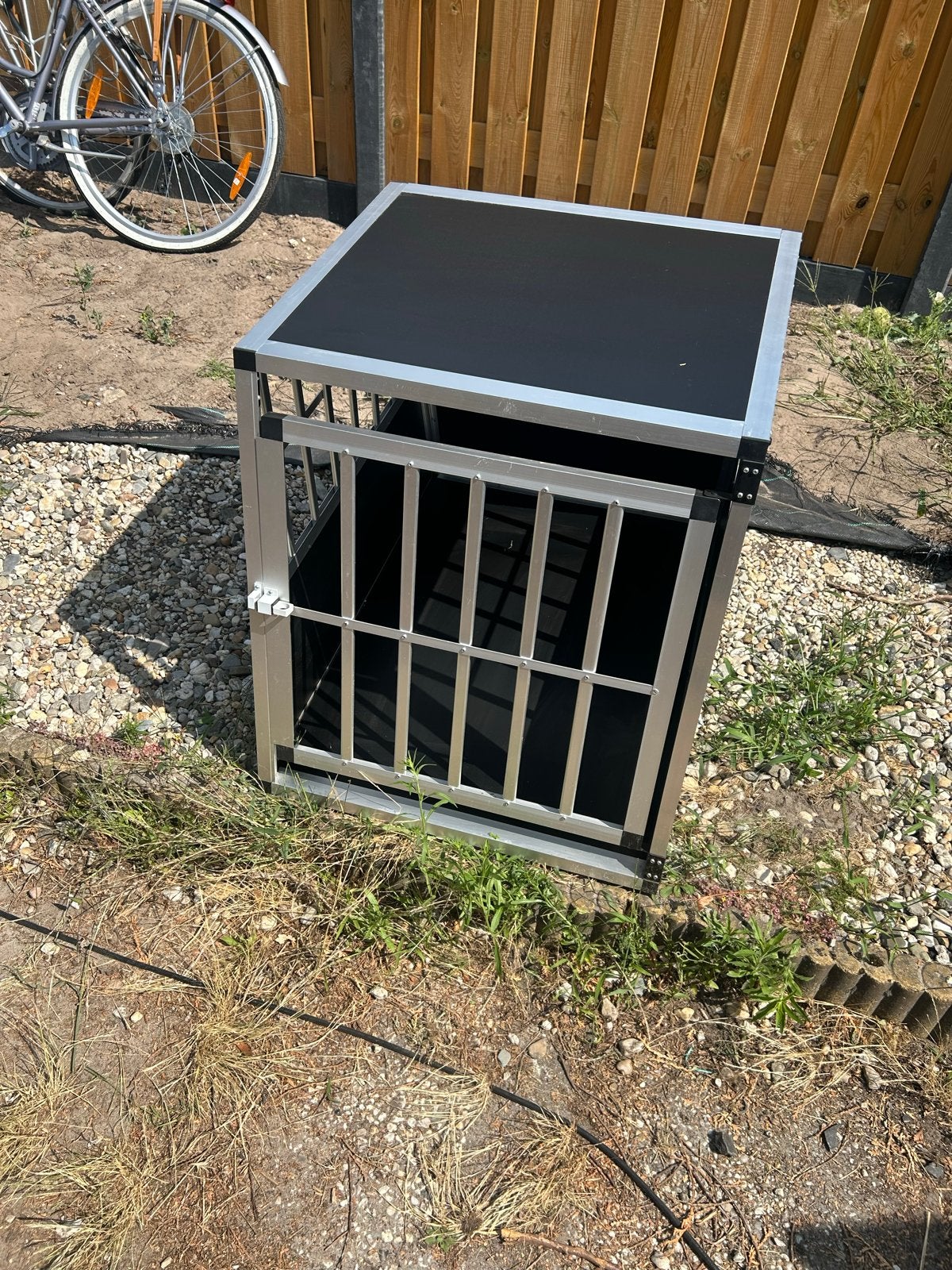 Hondenbench L, Dieren en Toebehoren, Hondenbenches, Ophalen, Zo goed als nieuw