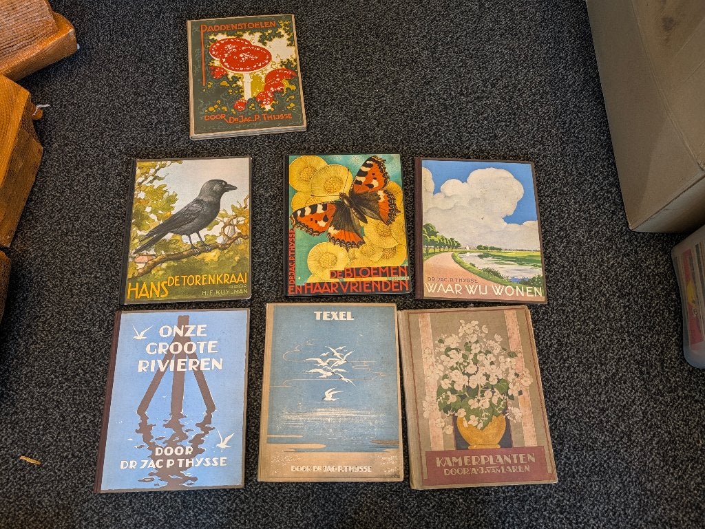 Set oude natuurboeken, Ophalen of Verzenden, Gelezen, Vogels