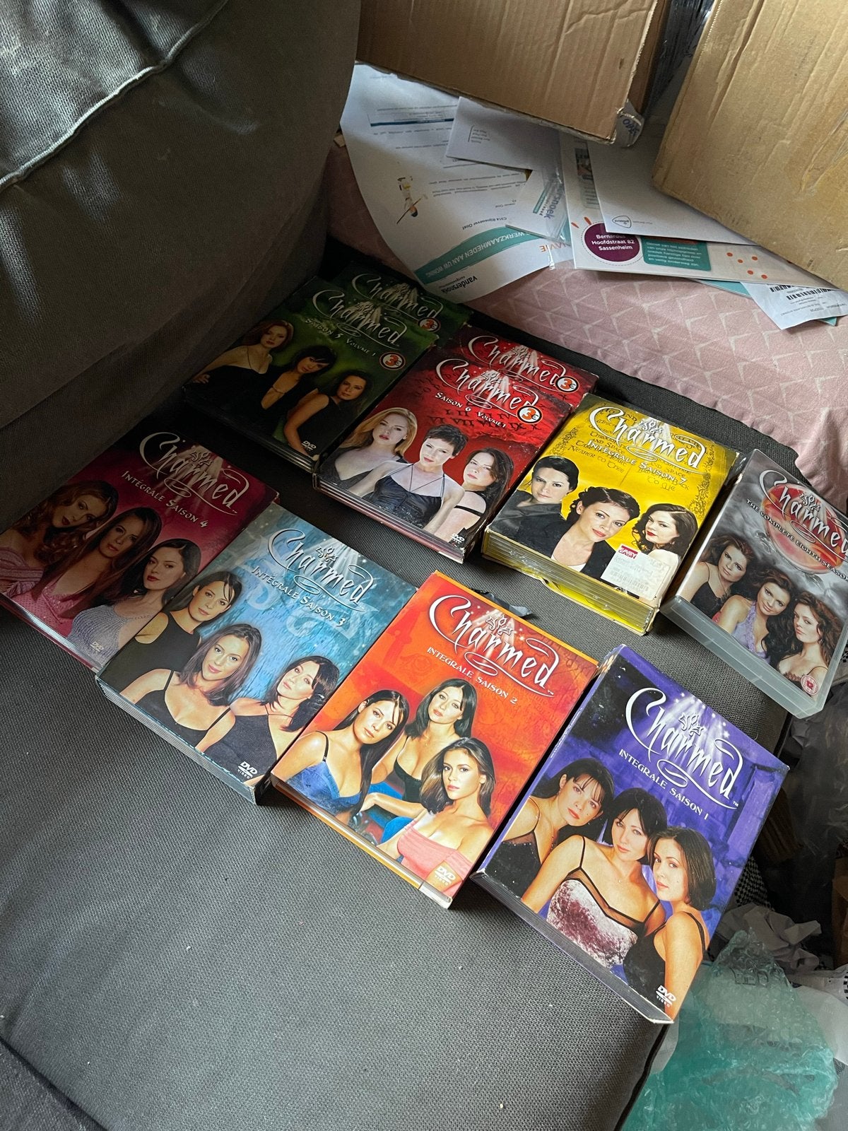 Charmed DVD Boxsets - Seizoenen 1-8 (Frans/Engels), Science Fiction en Fantasy, Engels, Ophalen of Verzenden, Vanaf 12 jaar