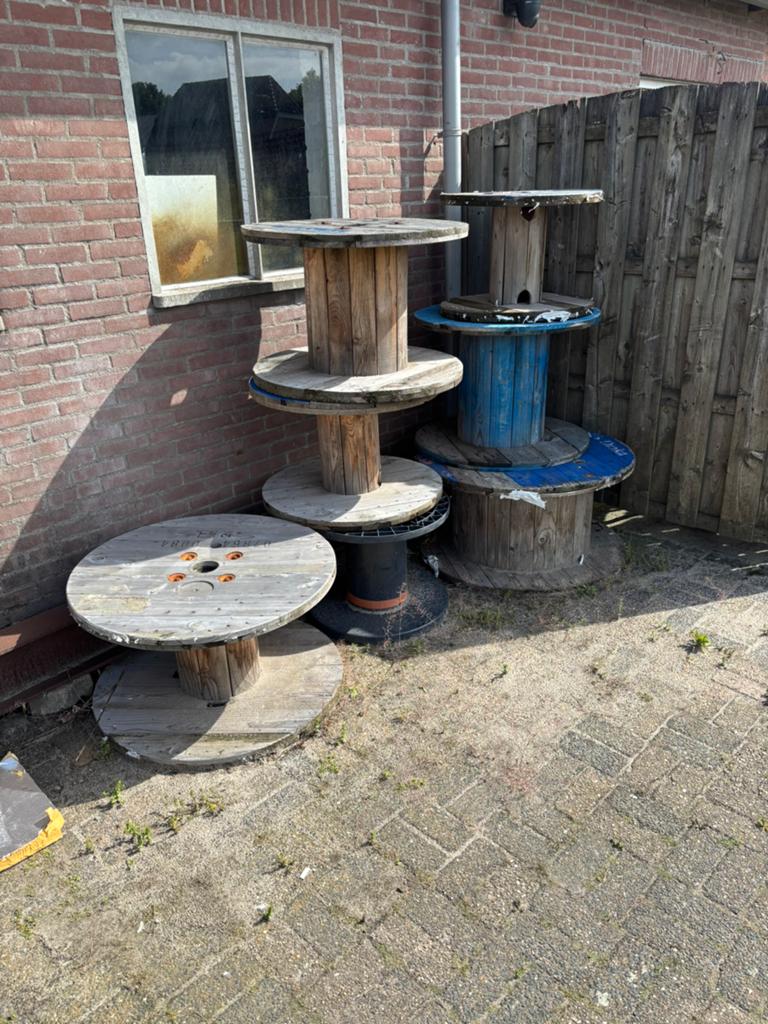 Houten haspel, Ophalen of Verzenden, Rechthoekig, 50 tot 100 cm, Minder dan 50 cm