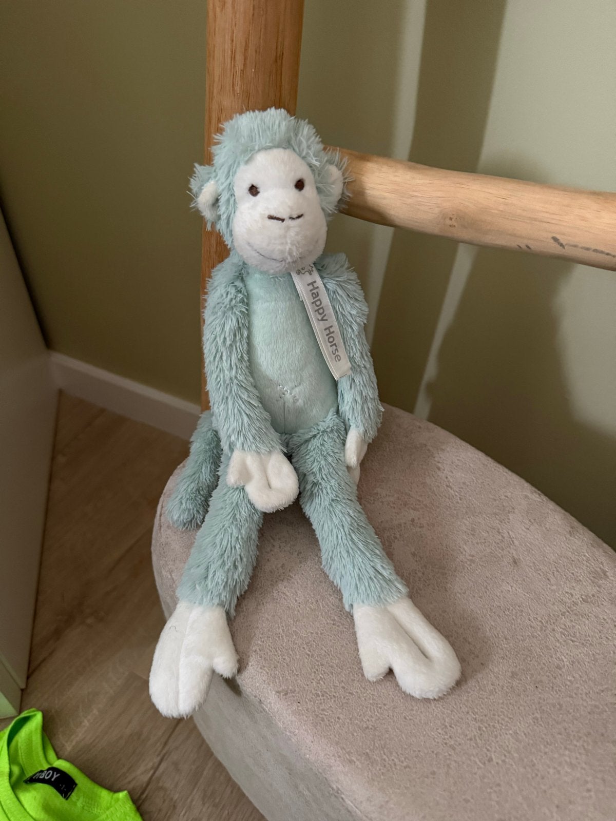 Happy Horse Aap Knuffel - Zo goed als nieuw, Happy Horse, Blauw, Ophalen of Verzenden, Aap