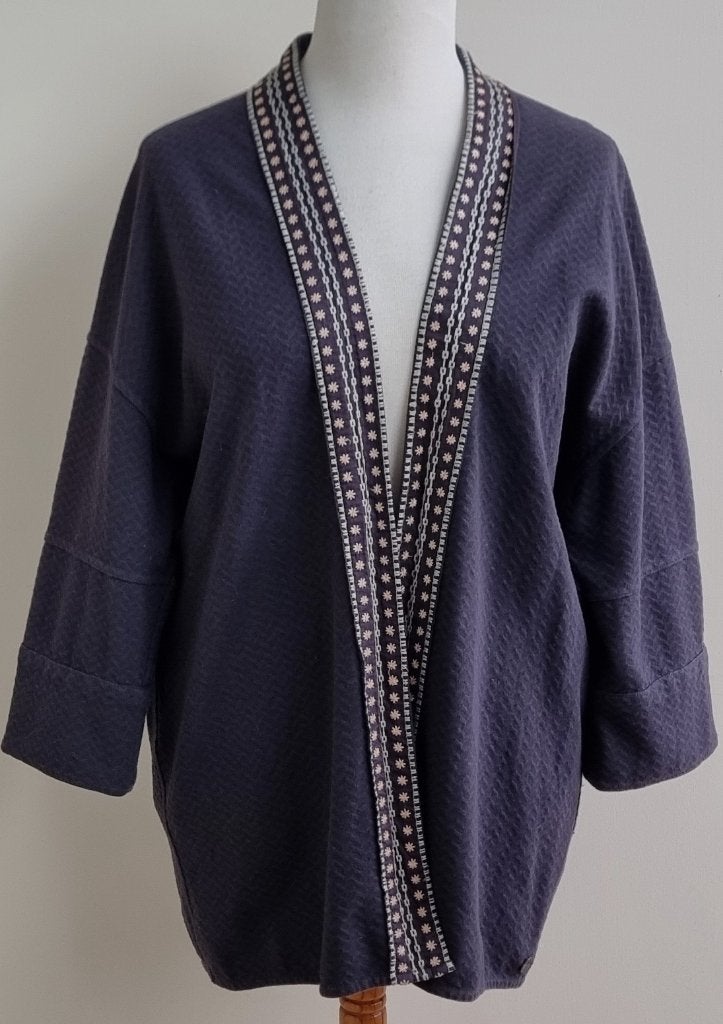 DiDi grijs ruimvallend kimono vest mt. M, Maat 38/40 (M), Didi, Ophalen of Verzenden, Zo goed als nieuw