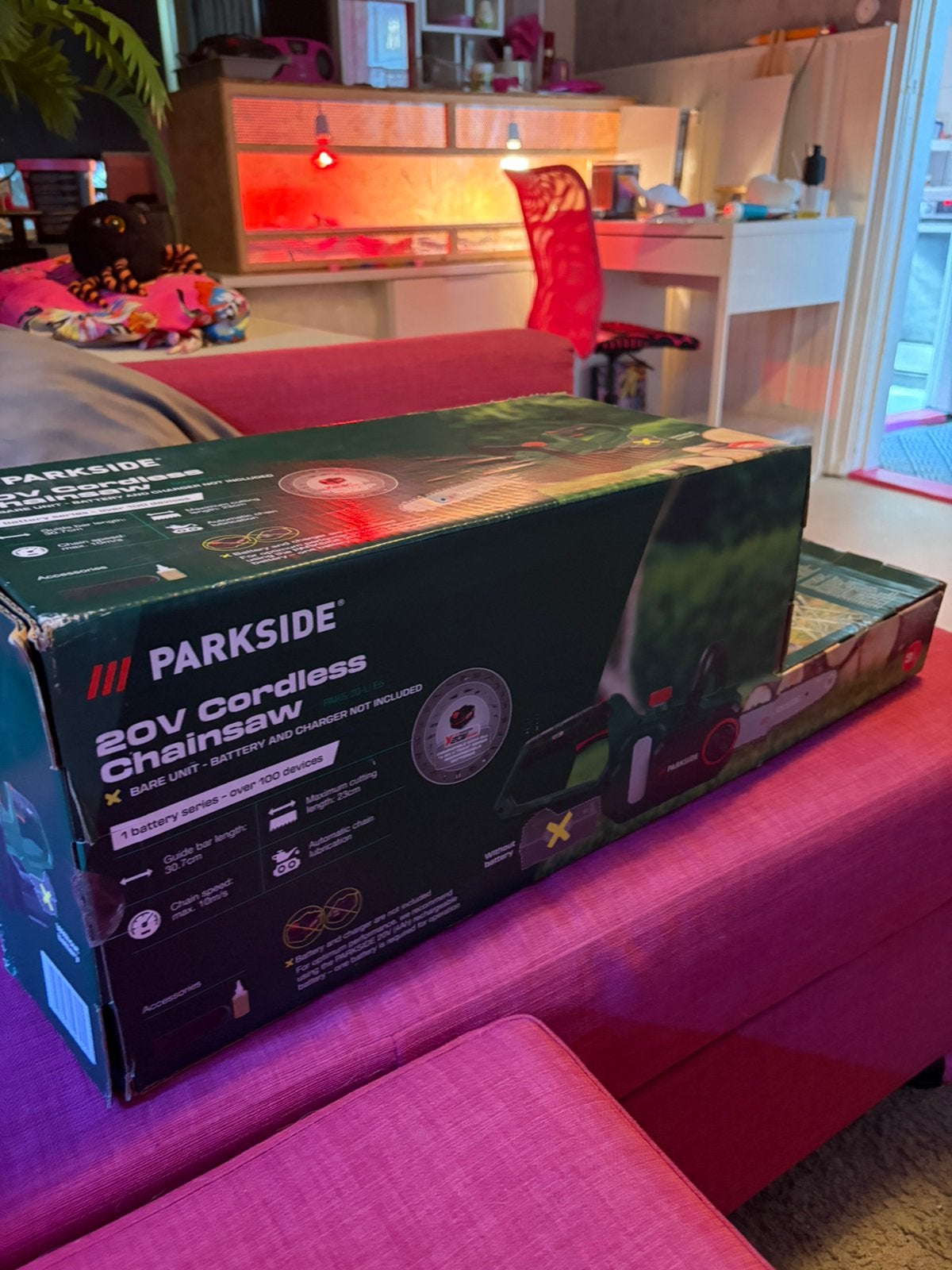 Parkside zaag, Doe-het-zelf en Verbouw, Decoupeerzaag, Ophalen of Verzenden, Zo goed als nieuw, 30 tot 70 mm