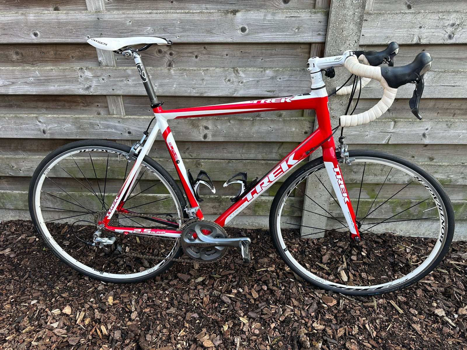 Trek Alpha 2.5 Racefiets Ultegra Maat 58, 28 inch, Gebruikt, Aluminium, 15 tot 20 versnellingen