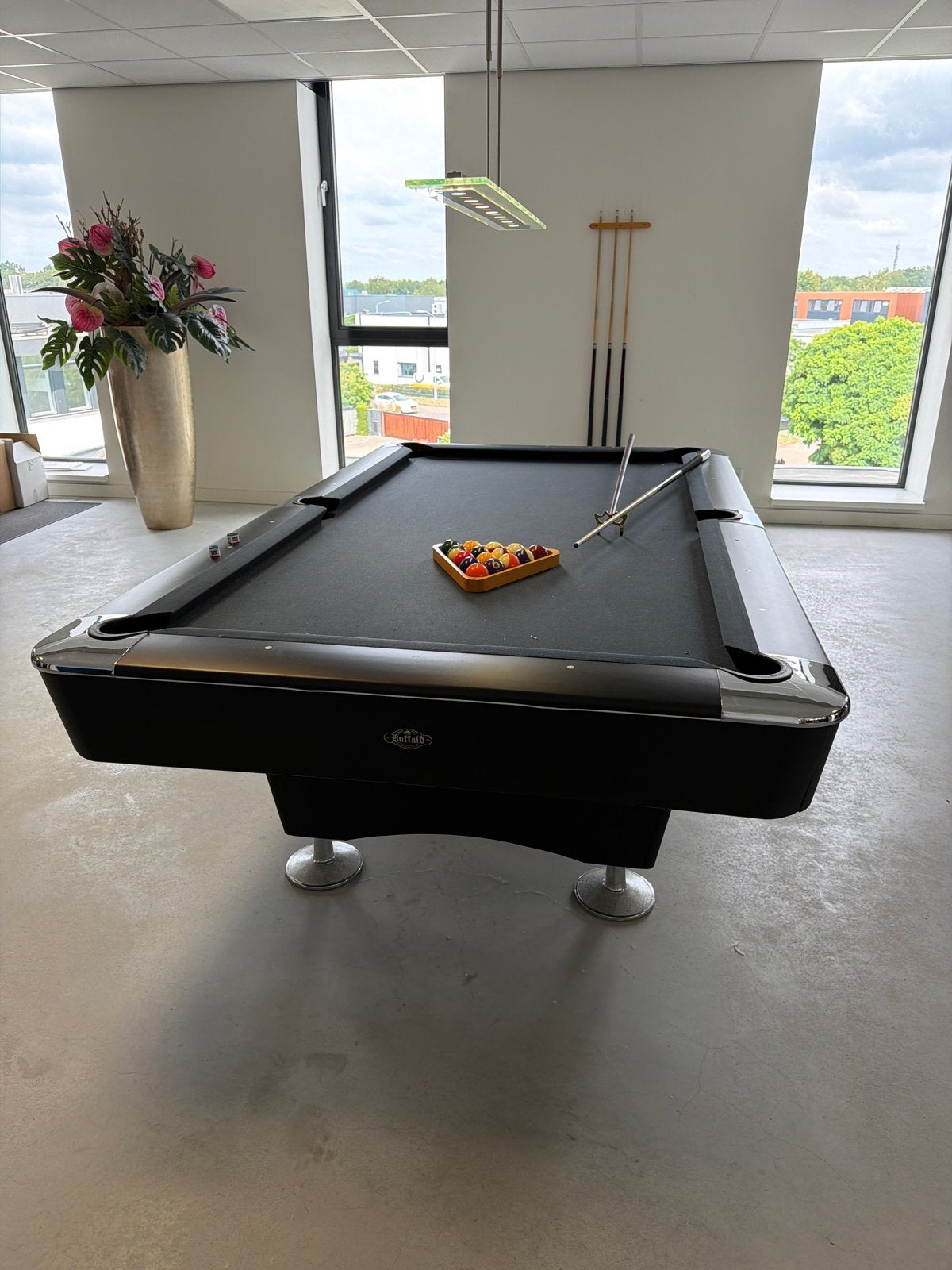 Buffalo Dominator Pooltafel - 8 ft, inclusief accessoires, Sport en Fitness, Ophalen, Zo goed als nieuw, Pooltafel