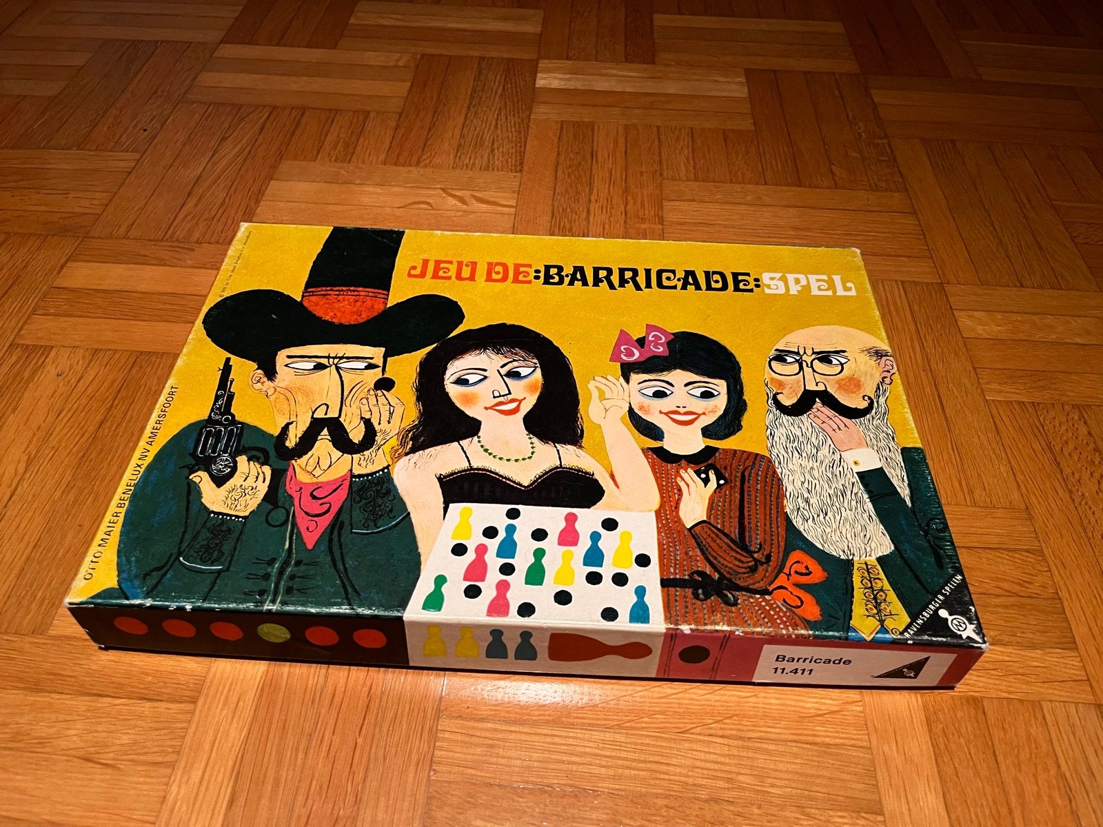 Bordspel Barricade - Compleet en in Nette Staat, Hobby en Vrije tijd, Gezelschapsspellen | Bordspellen, Drie of vier spelers, Ophalen of Verzenden