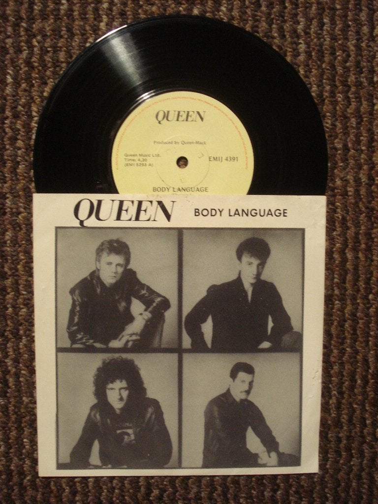 Queen 7" Vinyl Single: ‘Body Language’ (Zuid-Afrika), Ophalen of Verzenden, Gebruikt, 7 inch, Rock en Metal