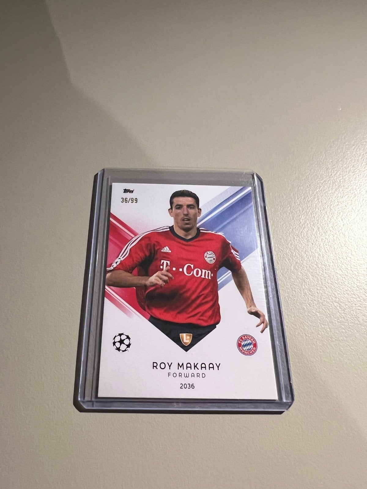 Roy Makaay Topps Total Football kaart 36/99 Bayern München, Ophalen of Verzenden, Nieuw, Buitenlandse clubs, Spelerskaart