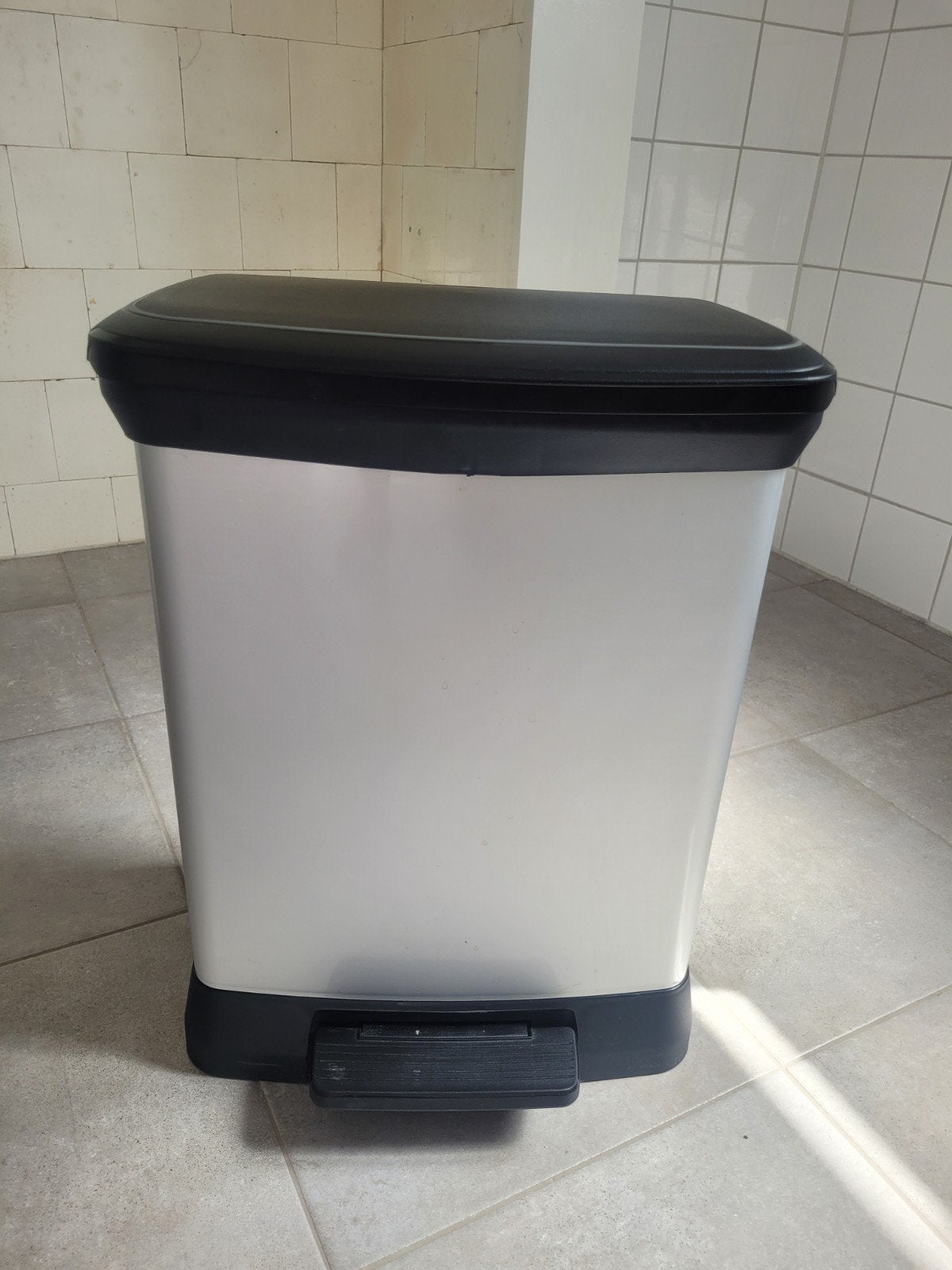Curver Duo Decobin Pedaalemmer 28L (10+18L), Huis en Inrichting, Woonaccessoires | Prullenbakken, Ophalen, Kunststof, Minder dan 50 cm
