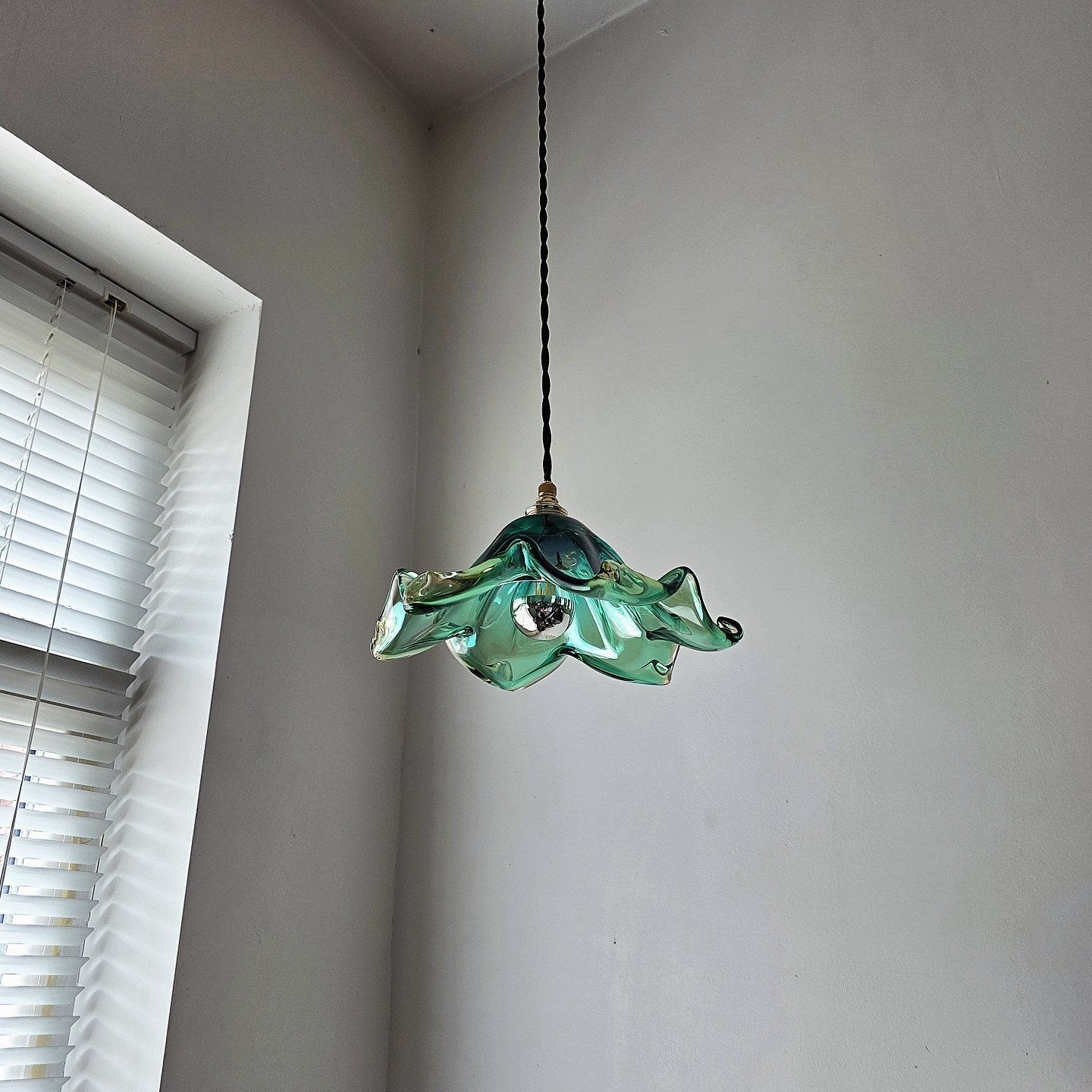 Vintage Murano glazen hanglamp., Huis en Inrichting, Lampen | Hanglampen, Ophalen of Verzenden, Minder dan 50 cm