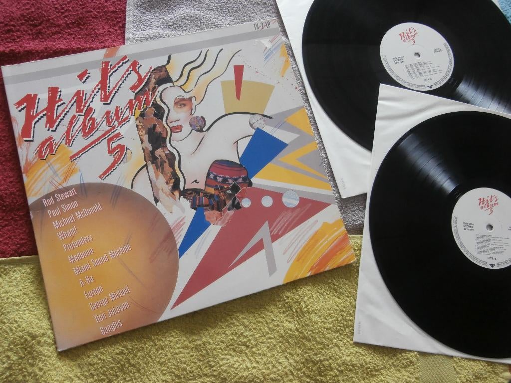 2-LP - Hits Album 5 - Various Artists., Ophalen of Verzenden, Zo goed als nieuw, 12 inch, Pop