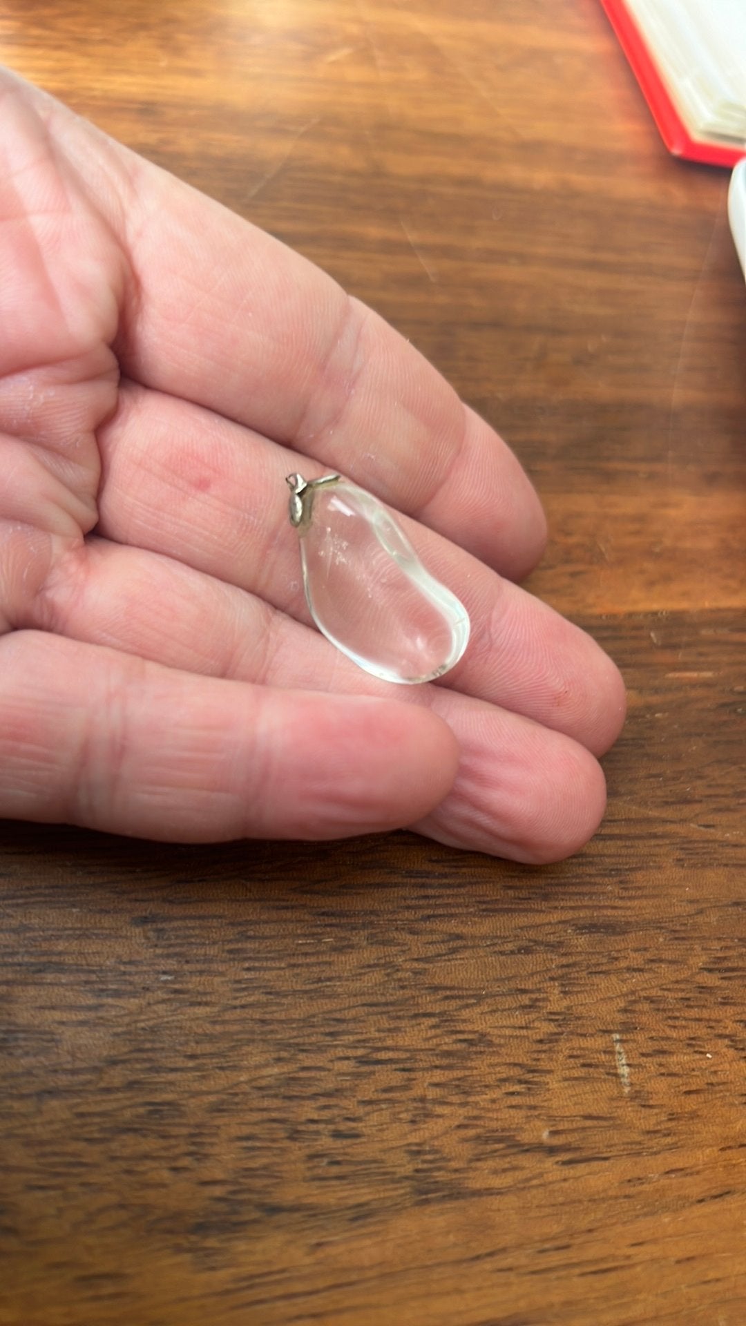 Hanger met edelsteen, Sieraden, Tassen en Uiterlijk, Edelstenen, Ophalen of Verzenden, Zo goed als nieuw