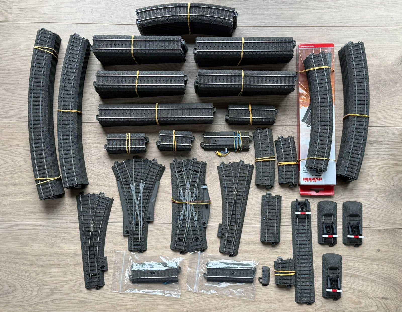 Märklin HO C-rails pakket digitaal / decoder., Wisselstroom, Rails, Ophalen of Verzenden, Zo goed als nieuw