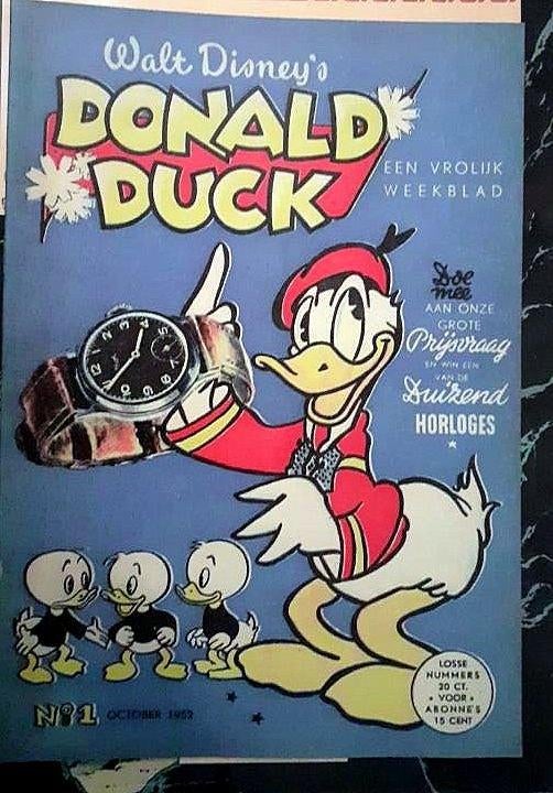 Donals Duck. Nummer 1, heruitgave., Eén comic, Ophalen of Verzenden, Zo goed als nieuw, Amerika
