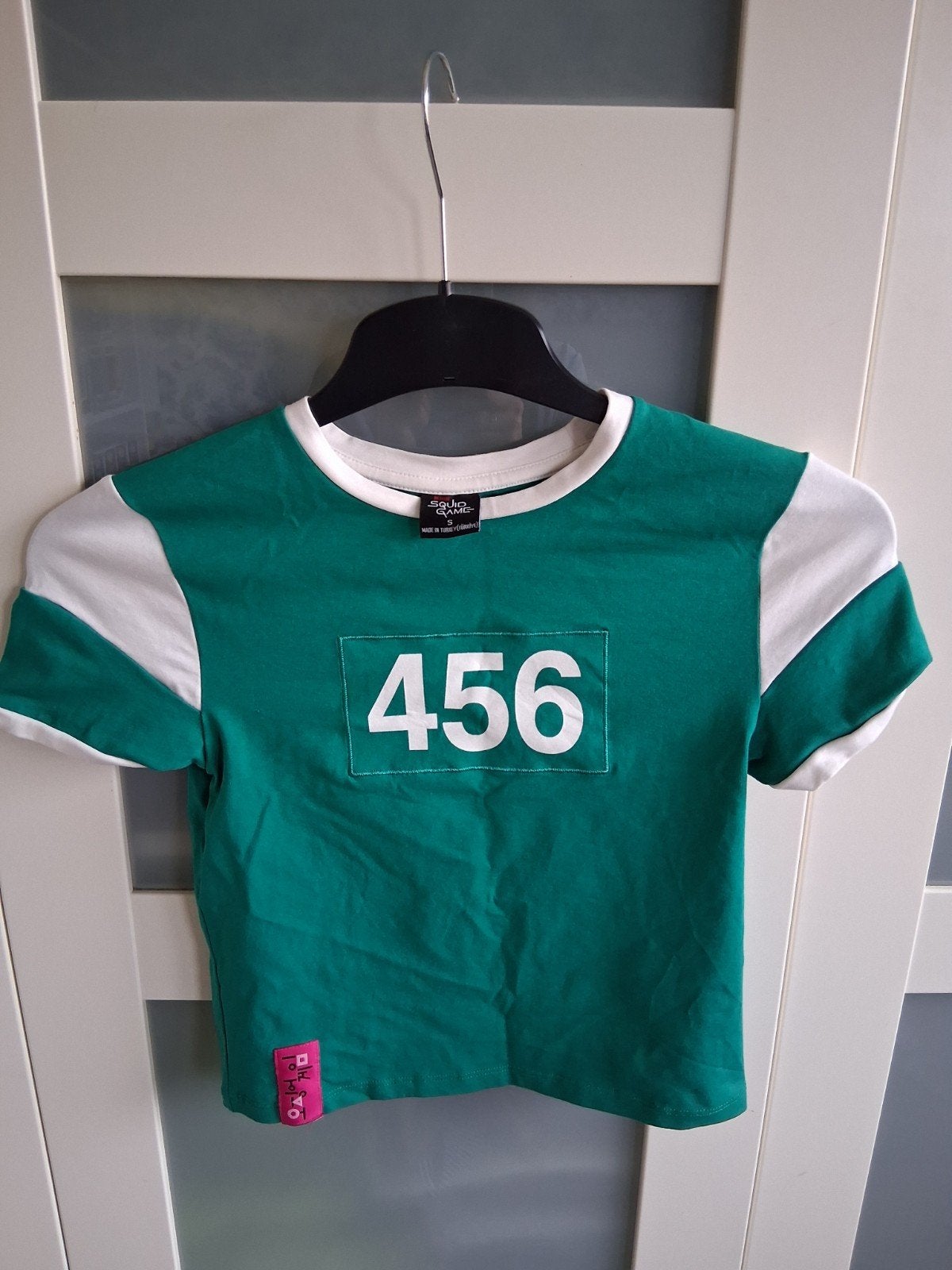 Squid Game T-shirt 456 - Maat S, Ophalen of Verzenden, Zo goed als nieuw, Korte mouw, Squid Game