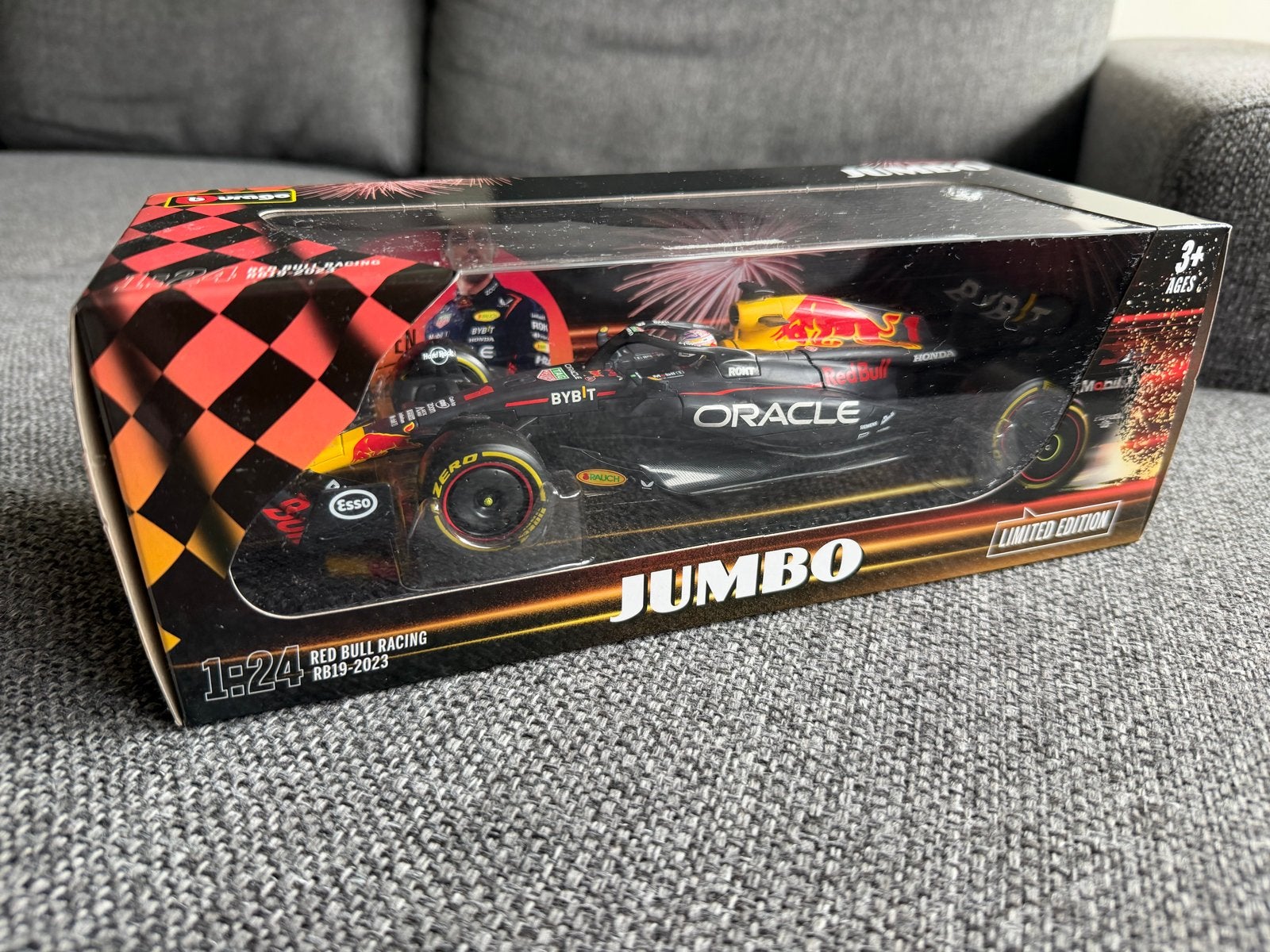 Burago Red Bull Racing RB19-2023 Max Verstappen 1:24, Hobby en Vrije tijd, Modelauto's | 1:24, Ophalen of Verzenden, Nieuw, Auto