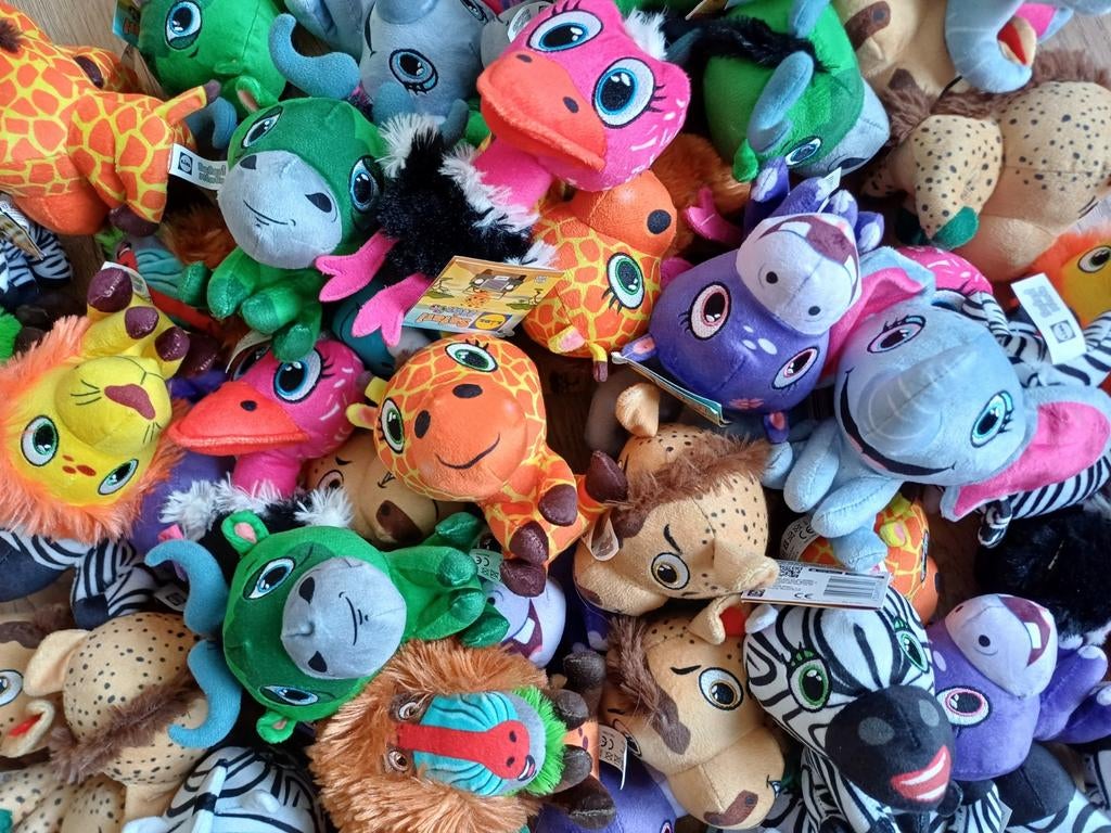 Lidl safari mini's safarimini's, Kinderen en Baby's, Speelgoed | Knuffels en Pluche, Ophalen of Verzenden, Nieuw, Overige typen