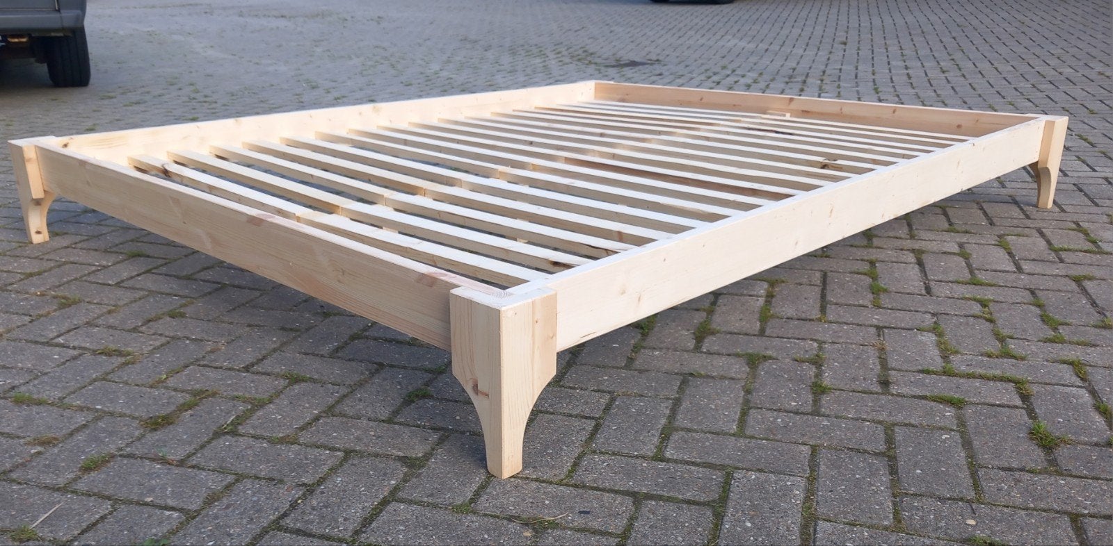 Futon bed Bas 140/160/180 x 200/210/220, Huis en Inrichting, Ophalen, 180 cm, Hout, Nieuw