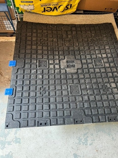 rubber vloermat, Ophalen, Gebruikt