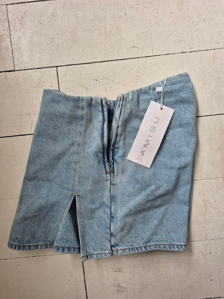 Nieuwe Amisu spijkerrokje maat 32 (XS), Blauw, Nieuw, Ophalen of Verzenden, Maat 34 (XS) of kleiner