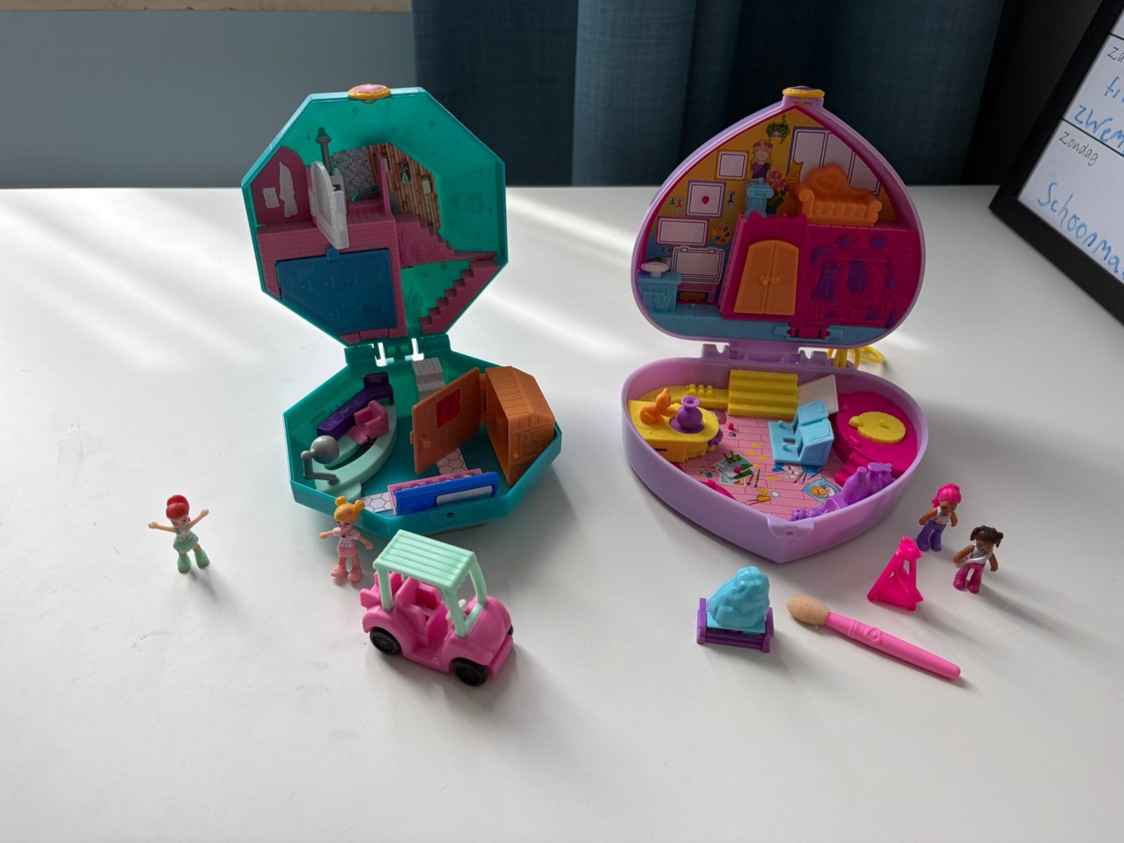 Polly pocket 2 sets compleet, Ophalen of Verzenden, Zo goed als nieuw, Jongen of Meisje