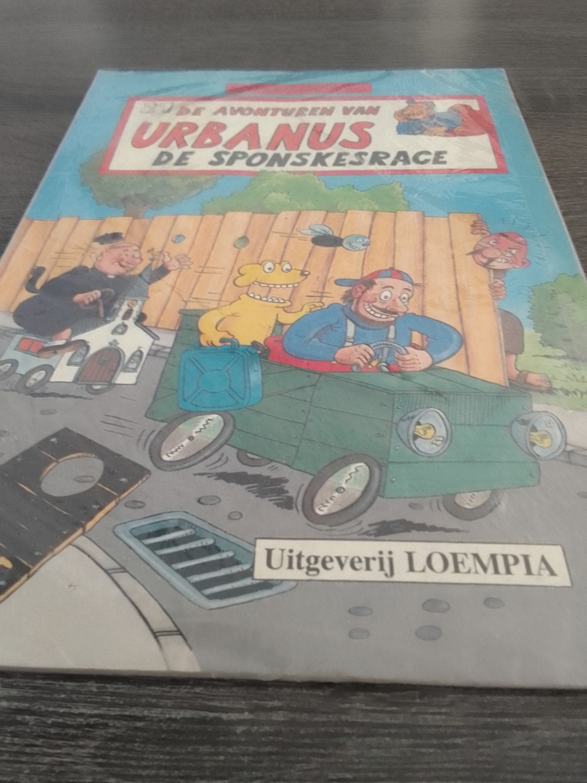 Urbanus: De Sponskesrace - Uitgeverij Loempia, Eén stripboek, Ophalen, Zo goed als nieuw, Urbanus