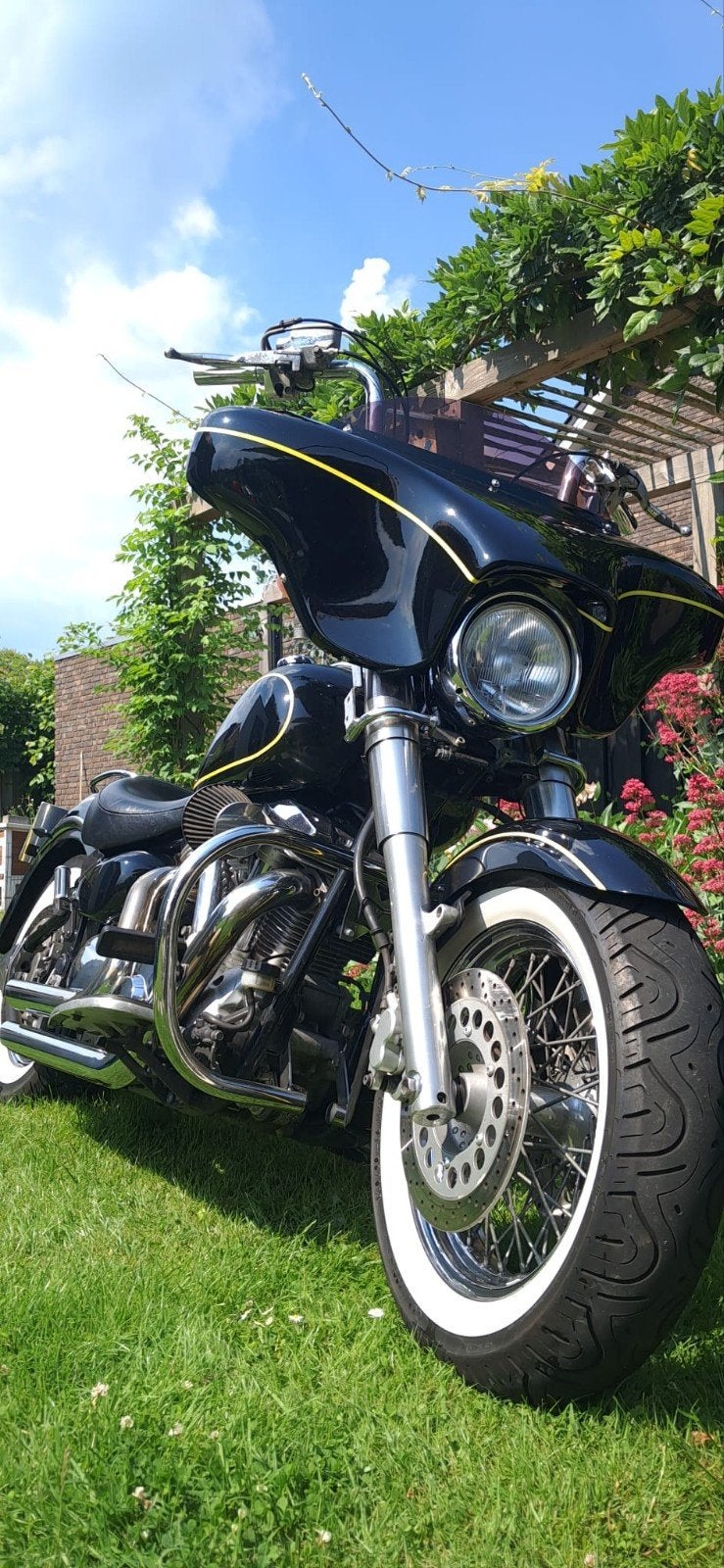Custom Yamaha Wildstar 1600cc - Verlaagd, Speciale Kleur, Motoren, Motoren | Yamaha, 2 cilinders, Occasion, Chopper, Particulier