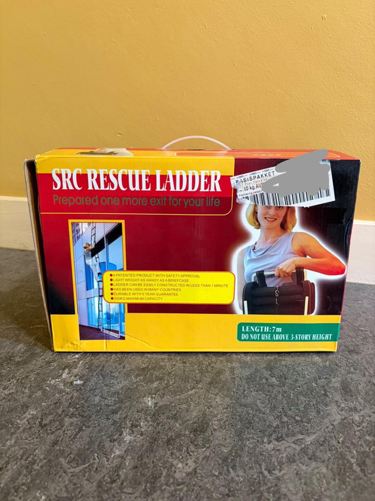 SRC Rescue Ladder - Vluchtladder 7 meter, Nieuw, Ophalen of Verzenden, Ladder, Opvouwbaar of Inschuifbaar