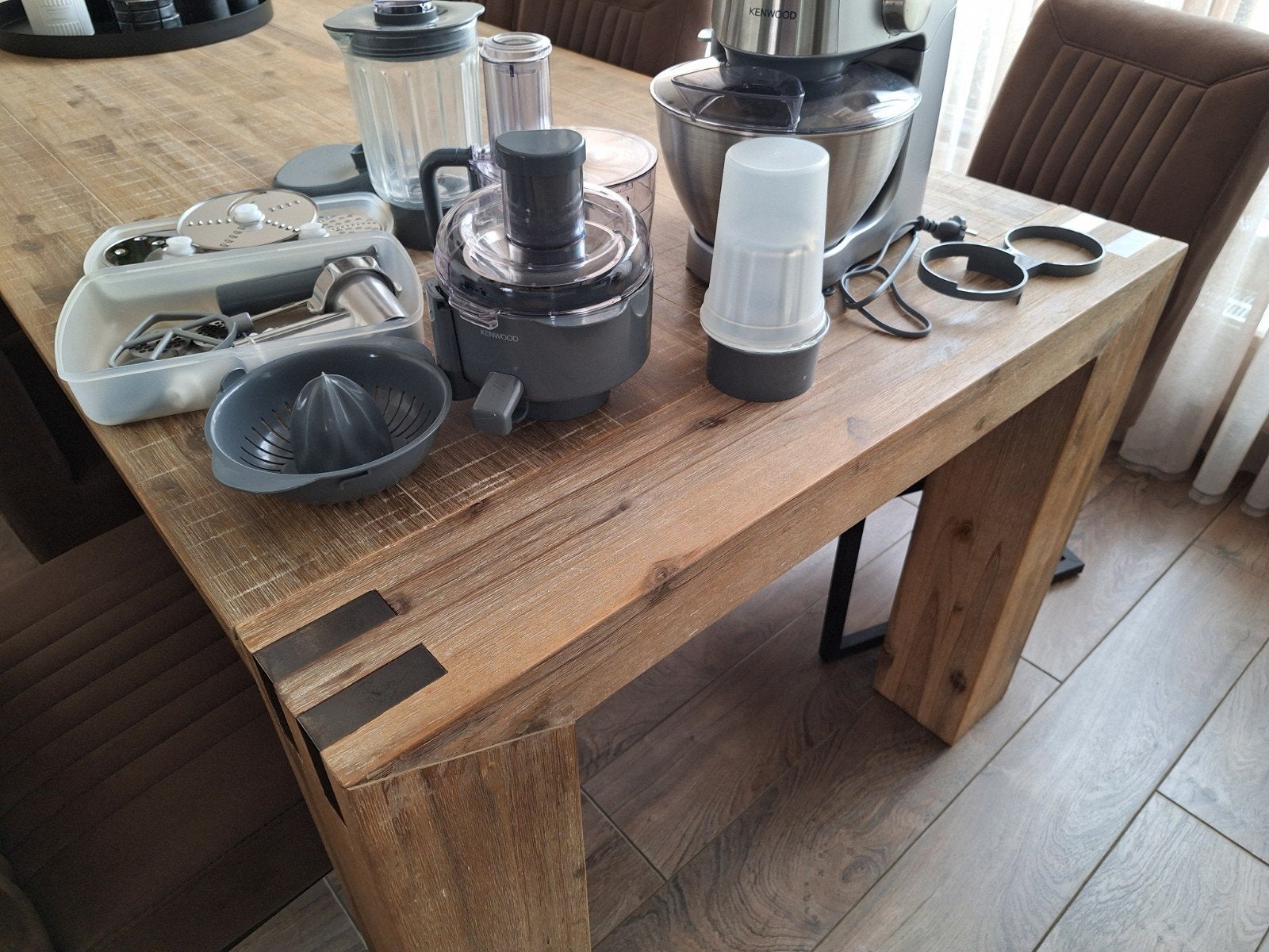 Kenwood keukenmachine, Witgoed en Apparatuur, Ophalen, Zo goed als nieuw, Vaatwasserbestendig, 3 snelheden of meer