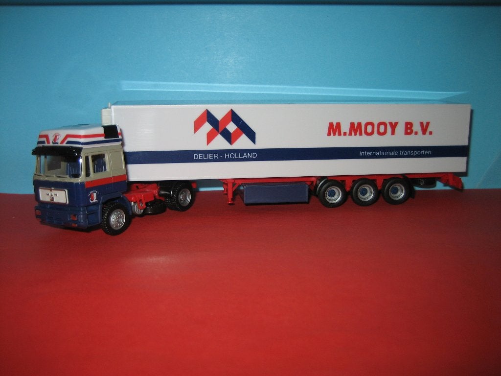 Mooy-bv  De Lier NL  MAN met oplegger  Herpa, Hobby en Vrije tijd, Modelauto's | 1:87, Ophalen of Verzenden, Zo goed als nieuw