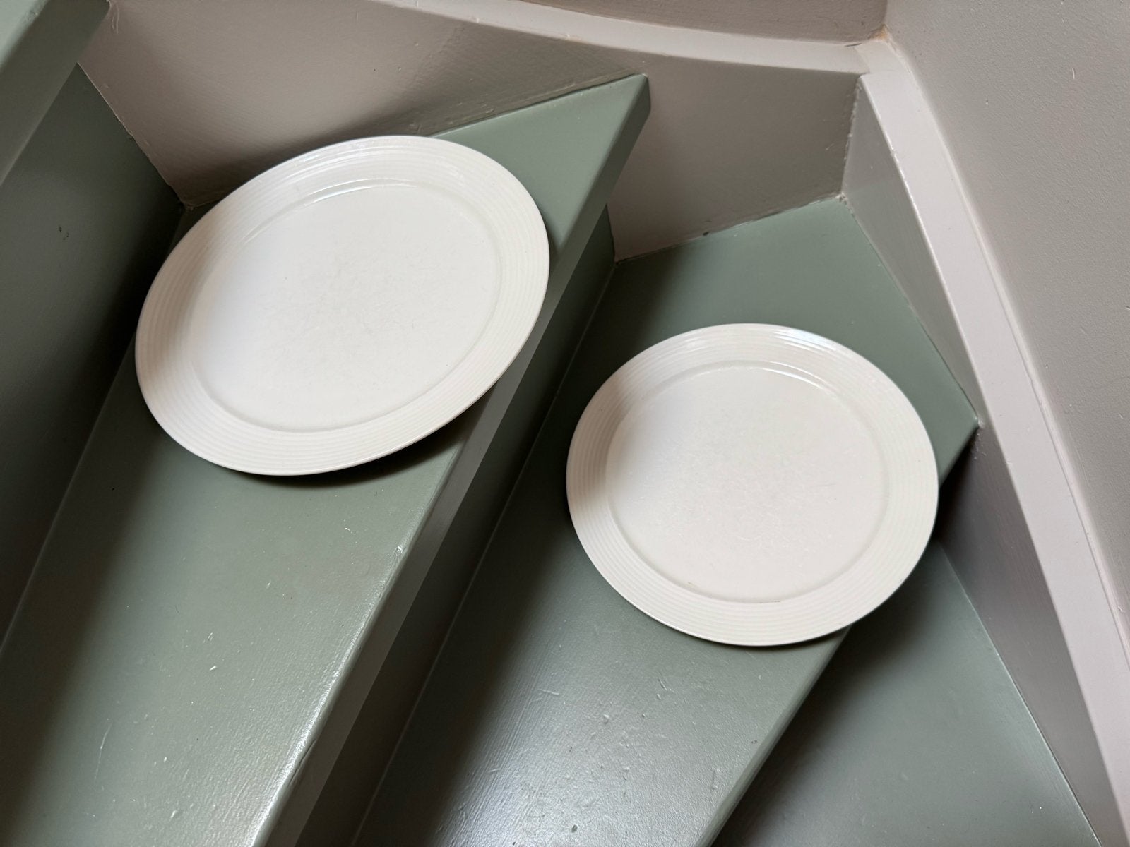 2x Villeroy & Boch Fine China grote dinerborden 28 cm, Gebruikt, Villeroy & Boch, Ophalen of Verzenden, Bord(en)