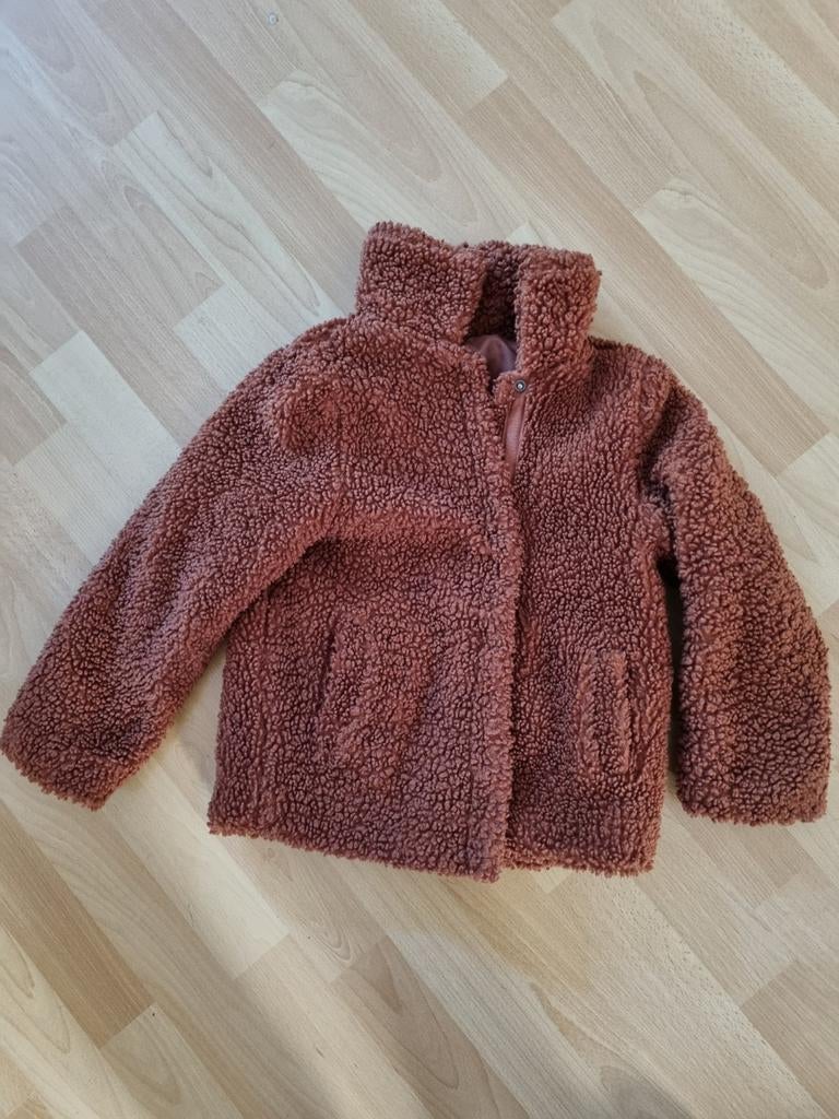 Teddy jas maat 122-128, Kinderen en Baby's, Kinderkleding | Maat 122, Ophalen of Verzenden, Zo goed als nieuw, Jongen of Meisje