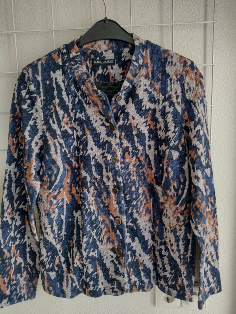 Vest jasje Roberto Sarto, Kleding | Dames, Blauw, Maat 42/44 (L), Ophalen of Verzenden, Zo goed als nieuw