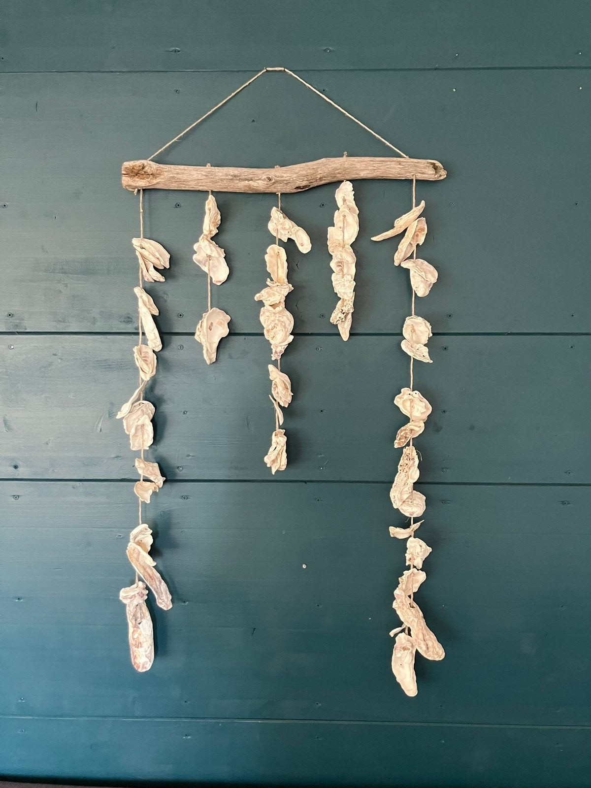 Schelpen wanddecoratie 62x 80 cm, Huis en Inrichting, Woonaccessoires | Wanddecoraties, Ophalen of Verzenden, Zo goed als nieuw