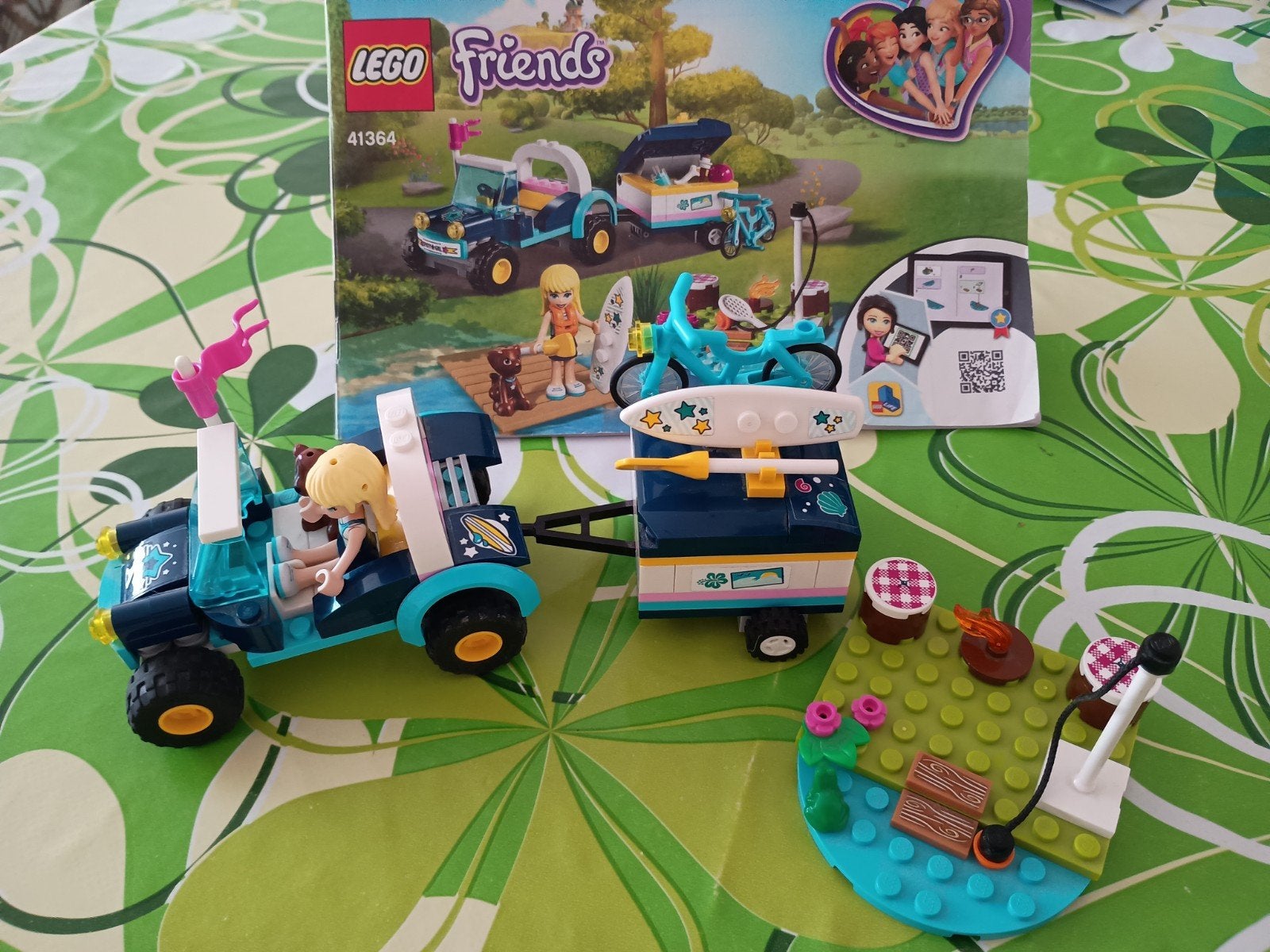 Lego Friends 41364 Stephanie's Buggy & Trailer, Ophalen of Verzenden, Gebruikt