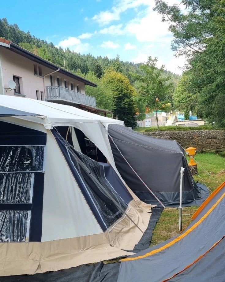Trigano Alpha  Gastentent / zijtent, Caravans en Kamperen, Ophalen, Tot en met 2