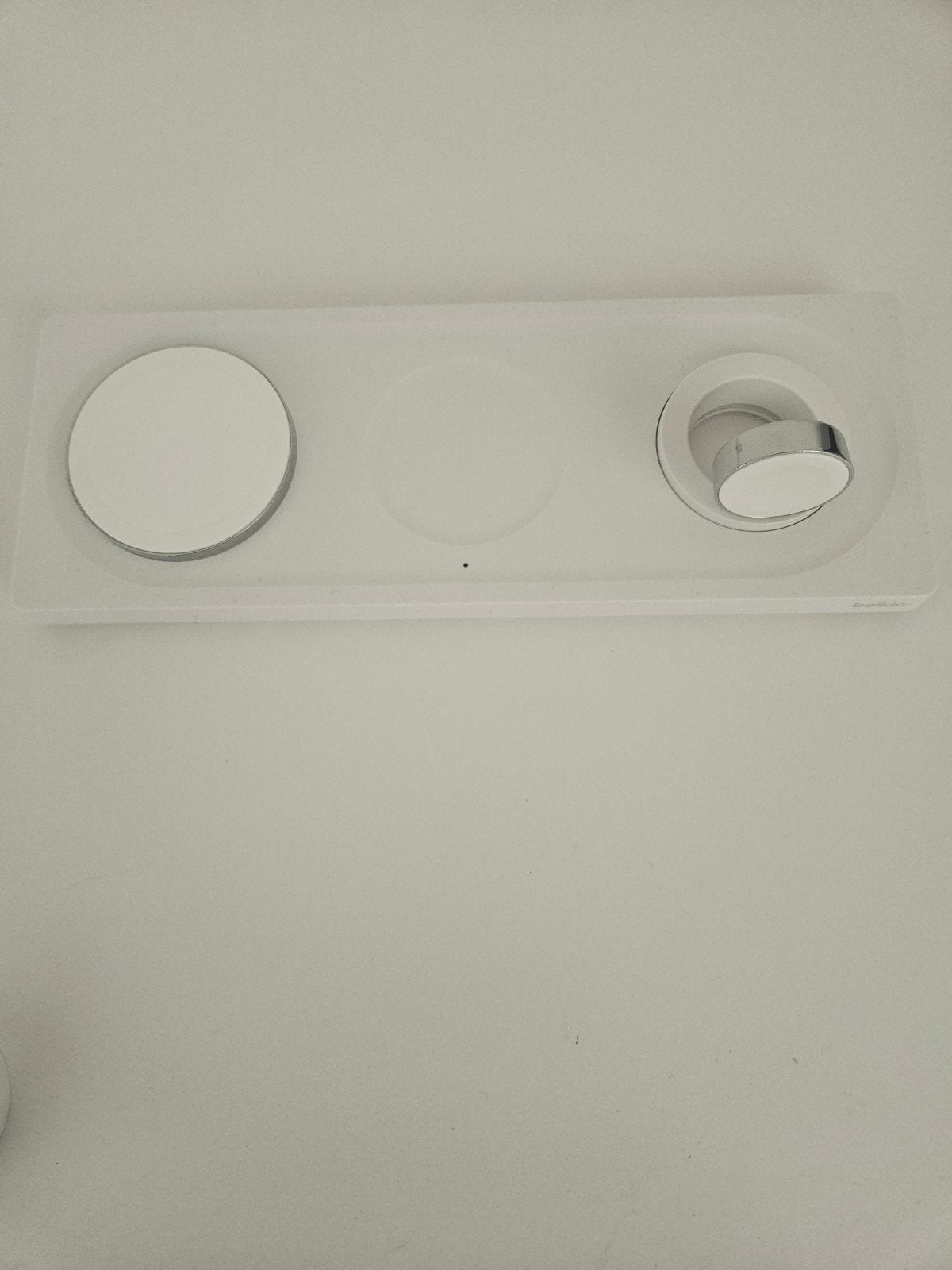 Belkin BOOSTCHARGE PRO 3-in-1 Draadloze Oplaadpad Magsafe, Ophalen of Verzenden, Zo goed als nieuw, Overige typen, Apple