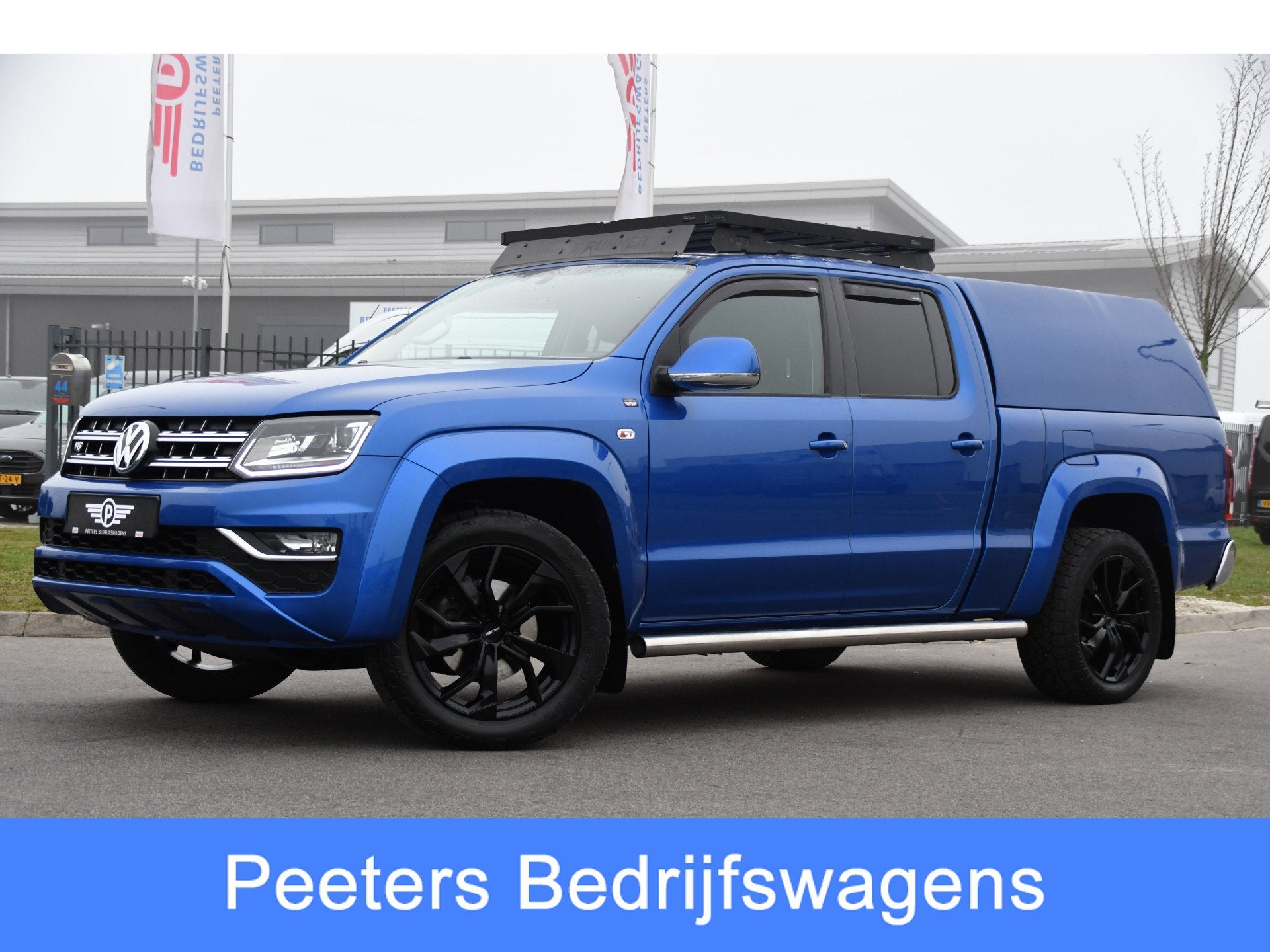 Volkswagen Amarok 3.0 V6 TDI 4Motion DC Highline Camera, Cru, Auto's, Automaat, Gebruikt, Euro 6, Blauw