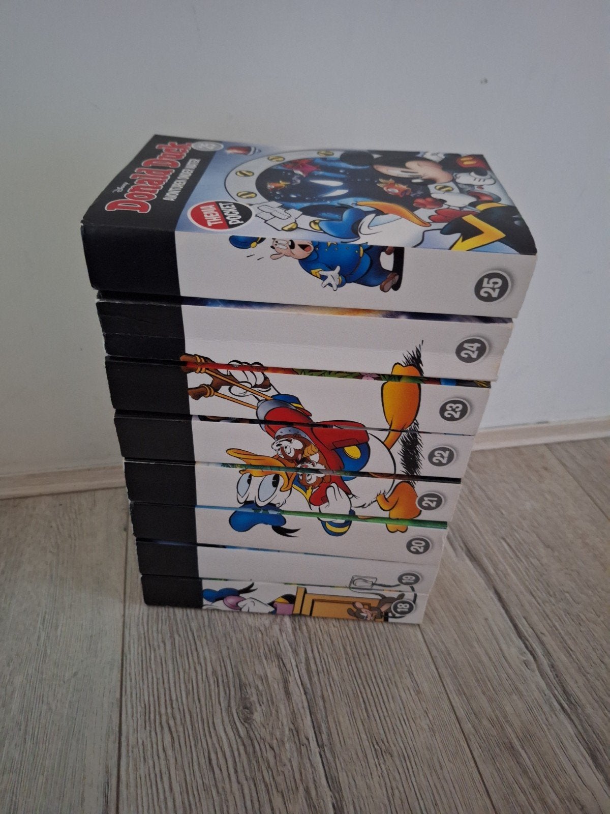Donald duck thema pocket 18 t/m 25  2,- per stuk, Meerdere comics, Ophalen of Verzenden, Zo goed als nieuw, Europa